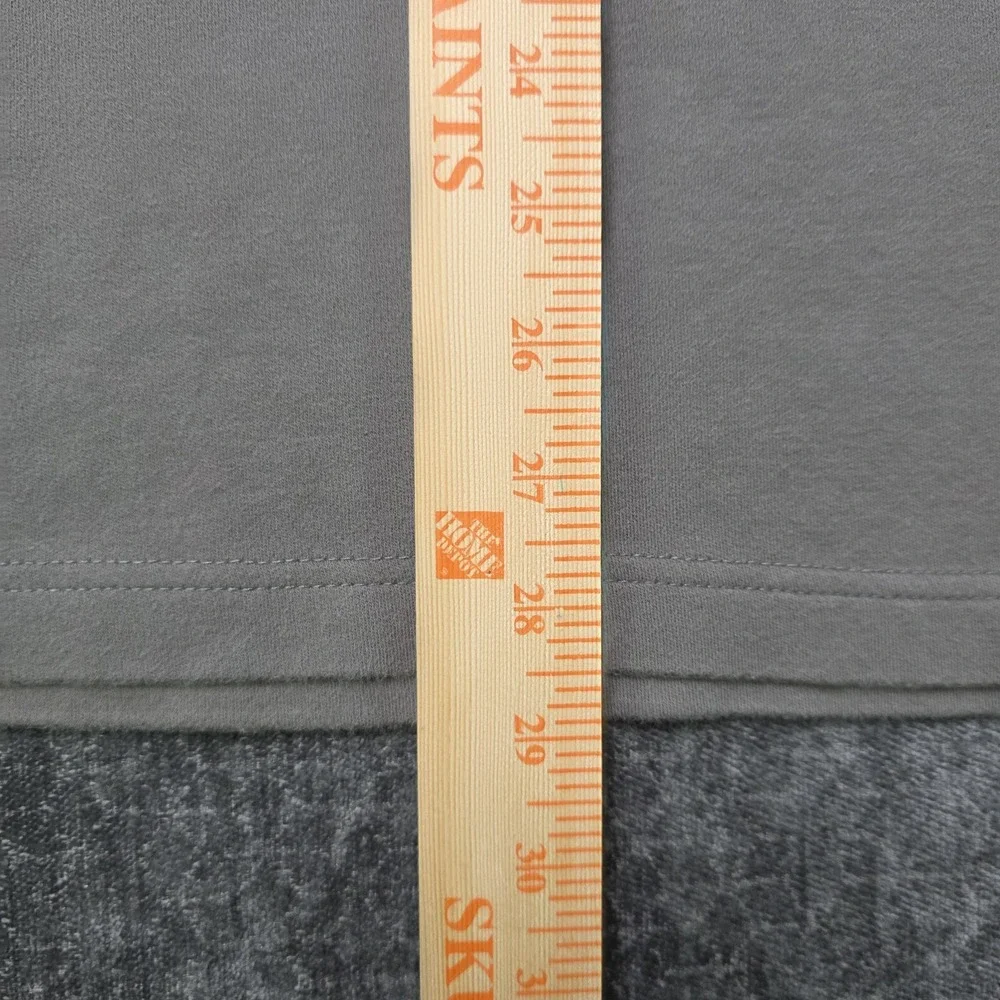 Vtg Ashworth Mock Neck T Shirt Mens XL Gray Long Sleeve Golf Preppy Made Canada
